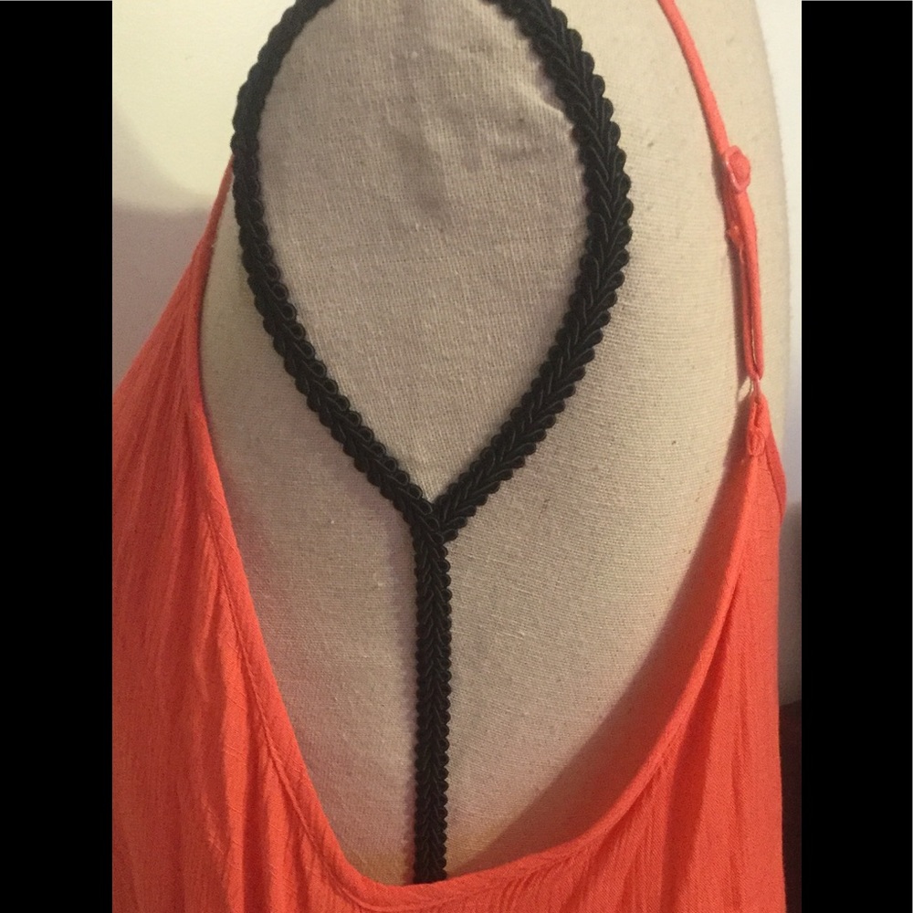 CORAL LACE RUFFLE DETAILED TOP - Picture 7 of 8